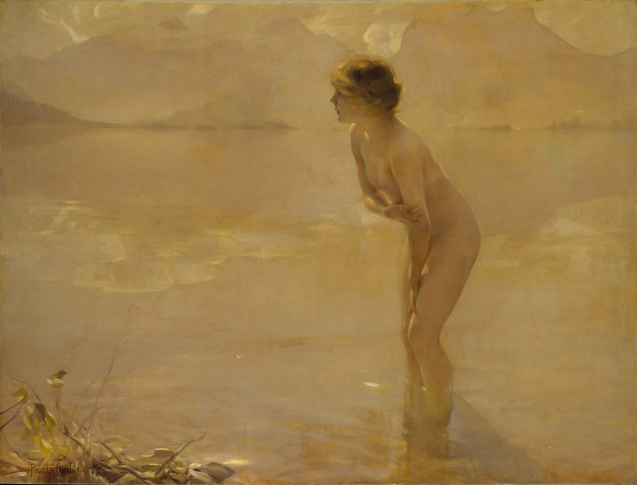Septembermorgon, ca 1912 av Paul Emile Chabas