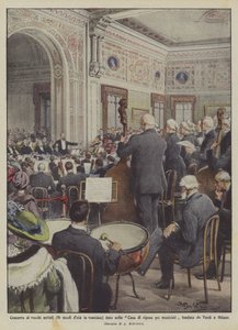 Konsert med gamla artister (16 århundraden i tjugotvå) ges i vilohemmet för musiker?
