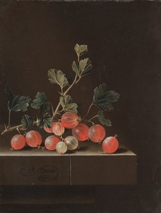 Krusbär på ett bord, 1701