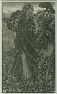 Harald Harfagr (d.c.940) av Anthony Frederick Augustus Sandys