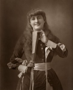 Brittiska skådespelerskan Alice Atherton i Oliver Grumble, 1886