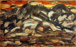 Wettersteinbergen av Christian Rohlfs