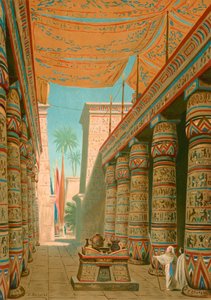 Interiör av ett palats av en egyptisk härskare