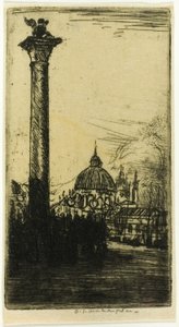Lion Column, Venedig av Donald Shaw MacLaughlan