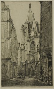 St. Severin, Paris av Donald Shaw MacLaughlan