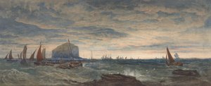 The Bass Rock at Dawn av Edward Duncan