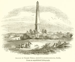 Obelisk på Nasebyfältet; Uppförd för att fira slaget
