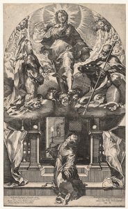 Franciskus vision, 1581. av Federico Barocci