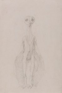 Uggla Stående, Framifrån av George Stubbs