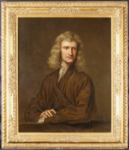 Porträtt av Sir Isaac Newton