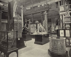 Central Court, Dublin Museum of Science and Art (s/v foto) av Irish Photographer
