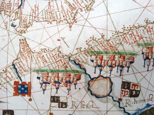 Renässanskarta över Europa, Jacopo Russo (efter) 1528