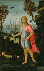 Sankt Johannes Döparen av Jacopo del Sellaio