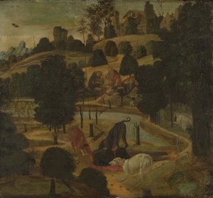 Actaeons död av Jacopo del Sellaio