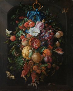 Festong av frukt och blommor Festong av frukter och blommor av Jan Davidsz de Heem