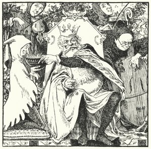 Old King Cole (gravyr) av Leonard Leslie Brooke