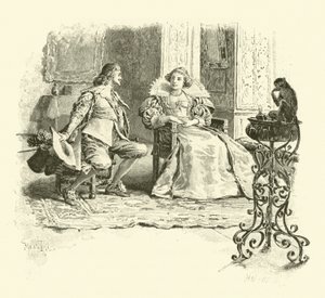 Illustration för De tre musketörerna (gravyr)