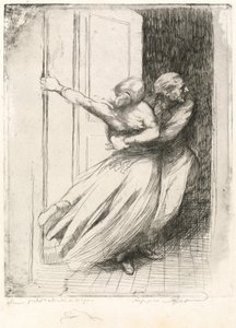 The Rape Le Viol, ca. 1886. av Paul Albert Besnard