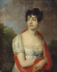 Porträtt av prinsessan Maria Fyodorovna Baryatinskaya, 1807 av Vladimir Lukich Borovikovsky