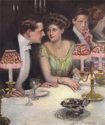 De enda två på middag av Clarence F. Underwood