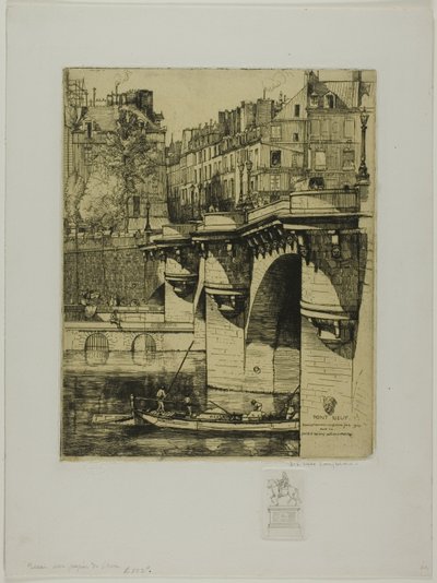 Pont Neuf, Paris av Donald Shaw MacLaughlan