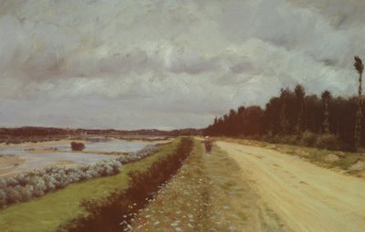 Landsväg längs Ofanto, av Giuseppe de Nittis av Giuseppe or Joseph de Nittis