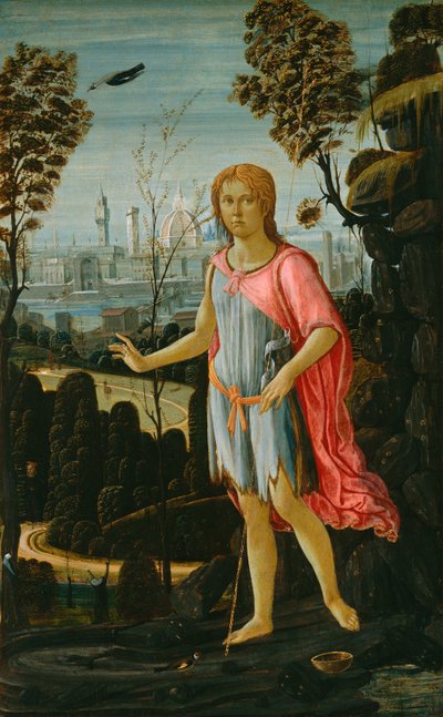 Sankt Johannes Döparen, ca. 1480. av Jacopo del Sellaio