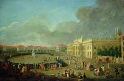 Invigningen av minnesmärket till Fredrik II i Kassel, 1783 av Johann Heinrich Tischbein