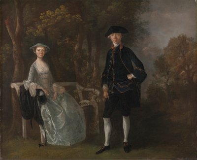 Lady Lloyd och hennes son, Richard Savage Lloyd, från Hintlesham Hall, Suffolk av Thomas Gainsborough RA