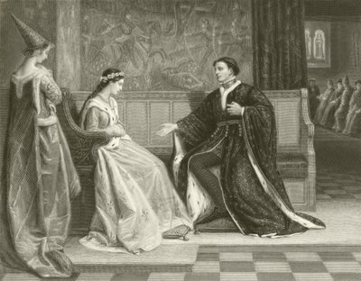 Uppvaktningen av kung Henrik V av William Frederick Yeames